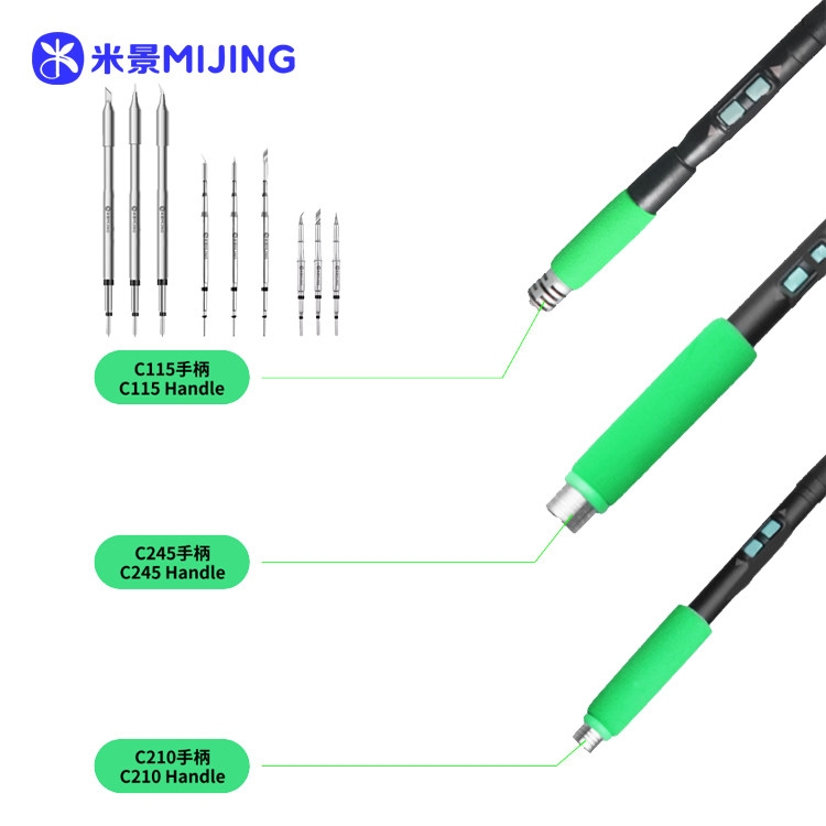 MIJING C115/C210/C245 HANDLE/SOLDERING IRON CORE - ELBOW